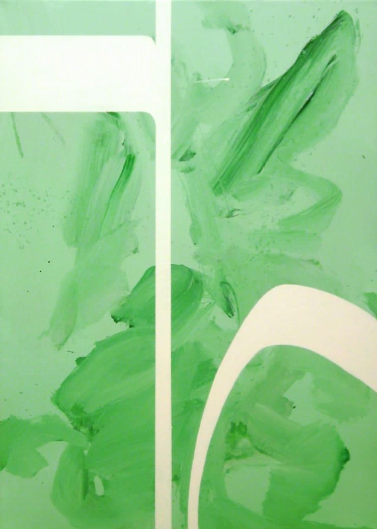 Giulio Zanet, 2014, Minimal experiments, 70x50 cm, smalto e acrilico su tela