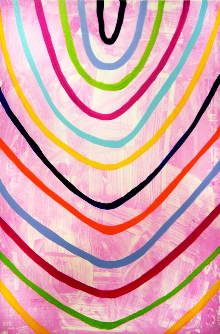 Giulio Zanet, 2015, Senza titolo, 90x60 cm, tecnica mista su tela