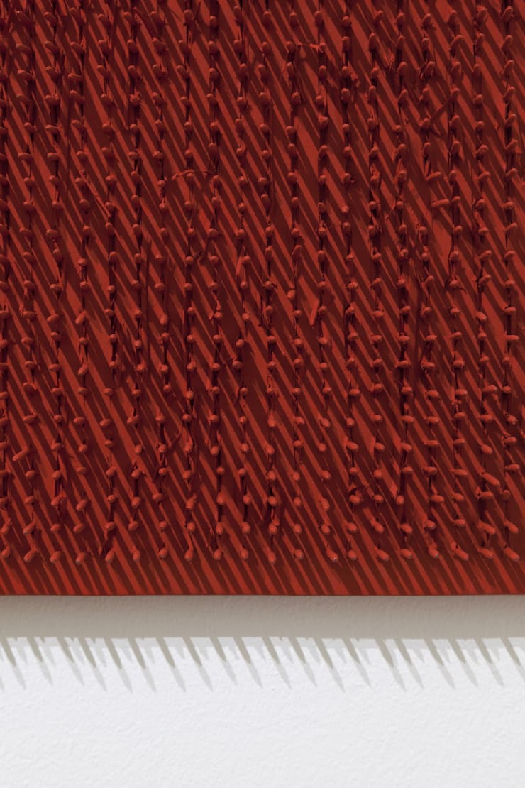 Bernard Aubertin, PIctorial situation of red, Installation view