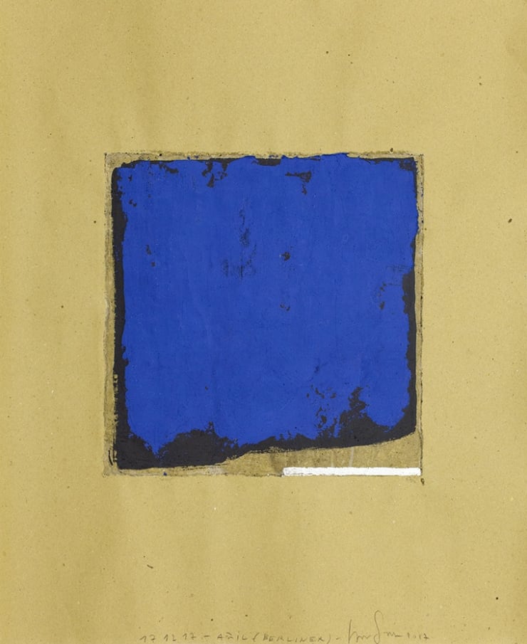 Luca Serra, Añil (berliner), 2017,