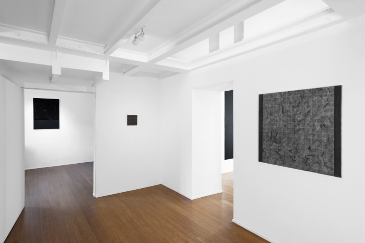 Tomas Rajlch Black Paintings 1976-79 installation view