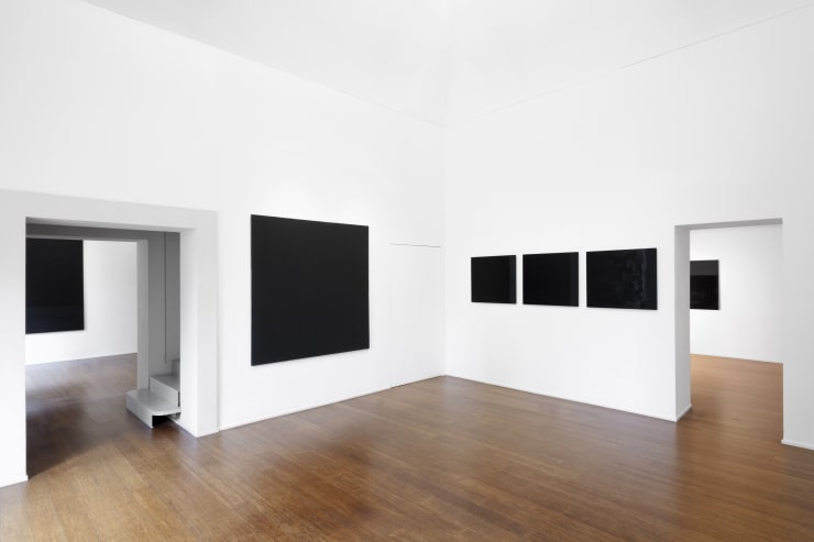 Tomas Rajlch Black Paintings 1976-79 installation view
