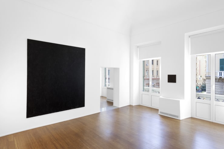 Tomas Rajlch Black Paintings 1976-79 installation view