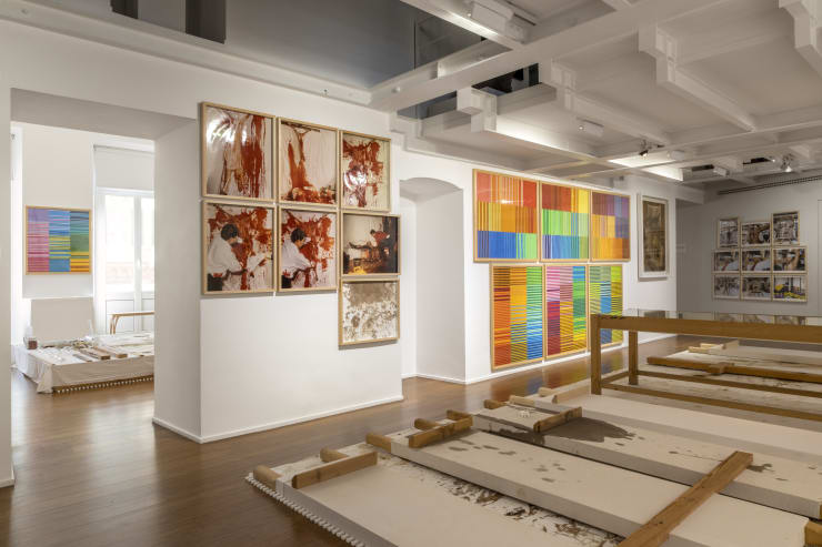 12 Hermann Nitsch Cathartic Aversion Abc Arte 2023 Installation View 1852