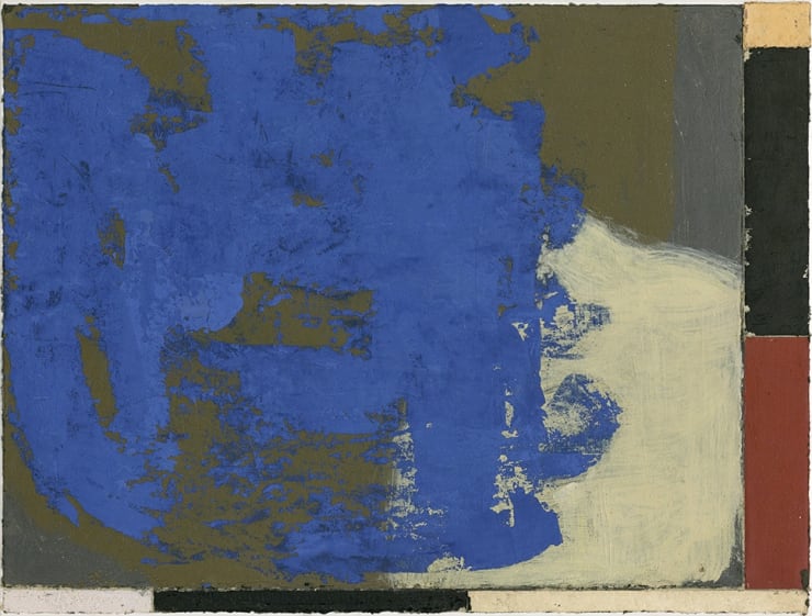Luca Serra, Almocaizar, 2017, 57 x 76 cm, calco in resina acrilica di pigmenti e polveri su tela