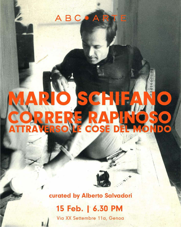 Opening MARIO SCHIFANO. CORRERE RAPINOSO ATTRAVERSO LE COSE DEL MONDO