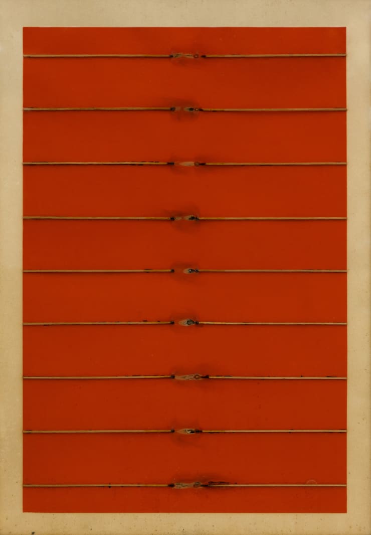 Bernard Aubertin Dessin de feu, 1974