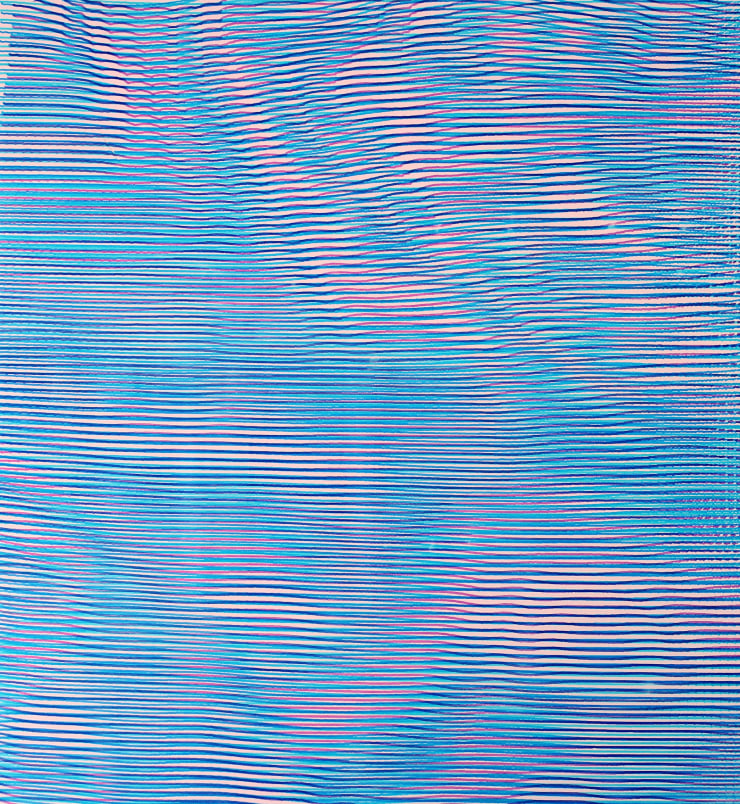 Patrick Tabarelli, {F} 2016, 75 x 75cm, acrillico su tela