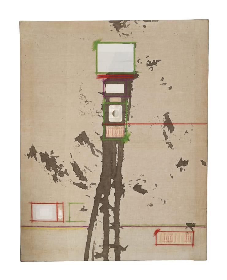 Hermann Nitsch, 50.aktion, 1975, 149x117cm, mixed media on canvas. Courtesy ABC-ARTE & Fondazione Morra