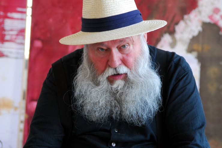 Hermann nitsch Napoli 2008 ©M. Cimmino