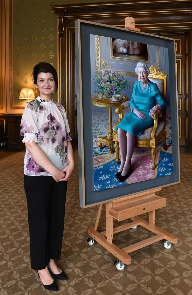 Miriam Escofet Unveils Queen Portrait