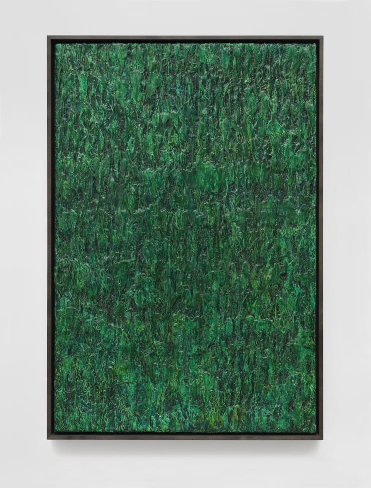 Aiko Miyawaki, Work, 1962, marble powder and oil on canvas.