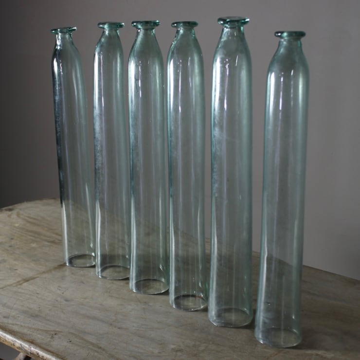A Rare Set Of Six 19th Century Cucumber Straighteners ( sold )