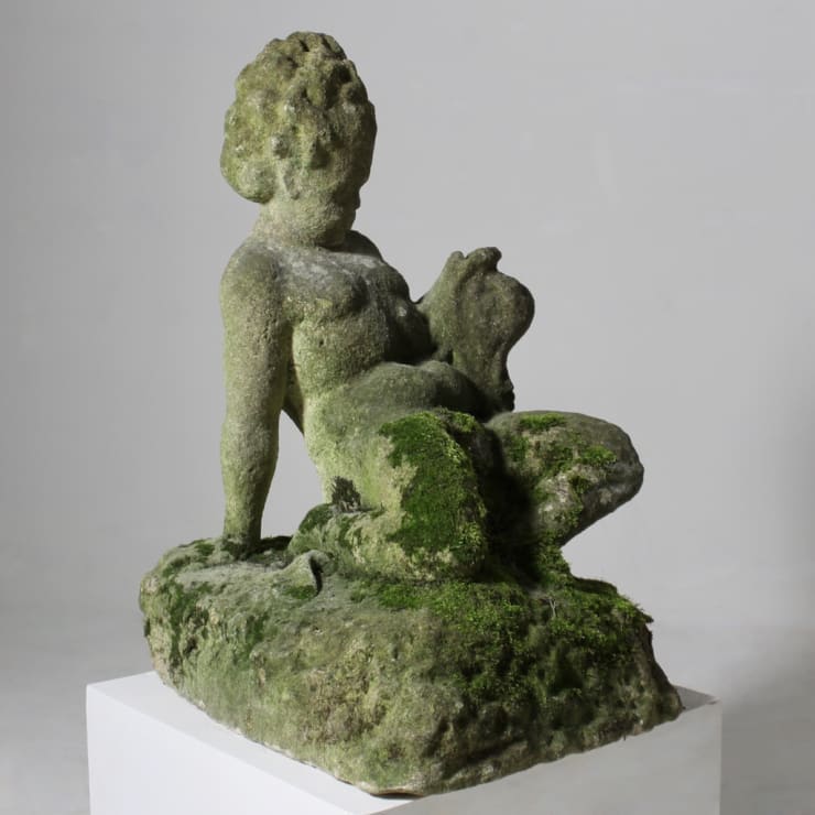 Large Early 19th Century Carved Stone Fountain ( sold )