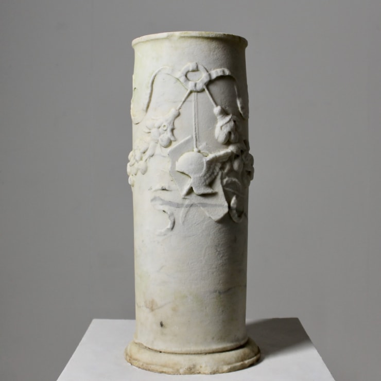 Italian Renaissance Carved Marble Pedestal