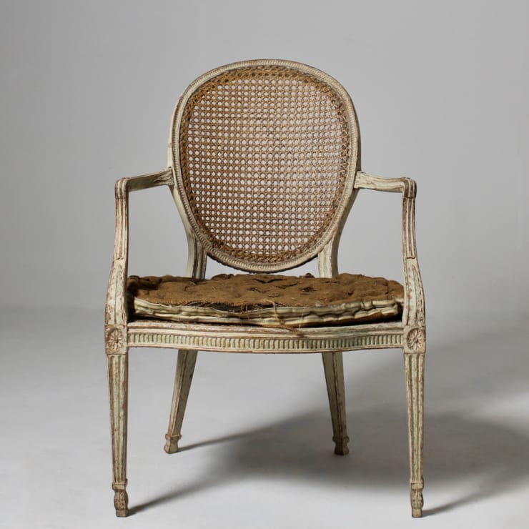 George III Original Painted Armchair ( sold )