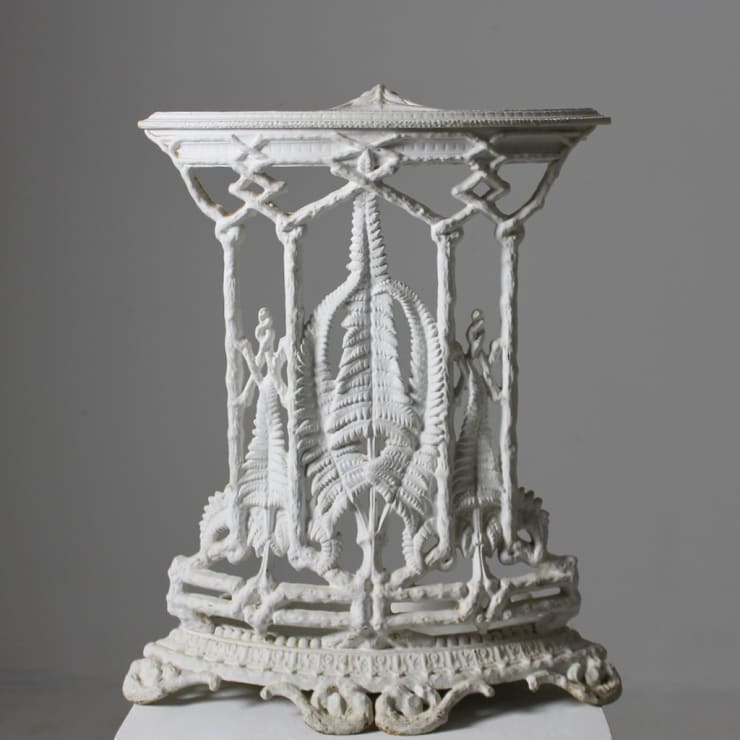 19th Century Coalbrookdale umbrella / stick stand