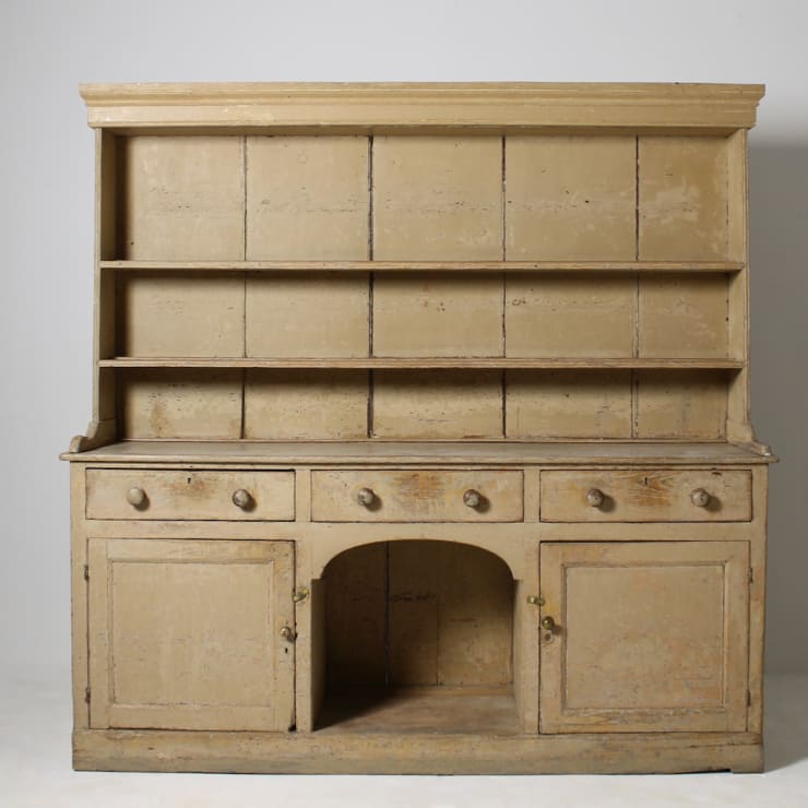 George III Original Painted Pine Dog Kennel Dresser ( sold )