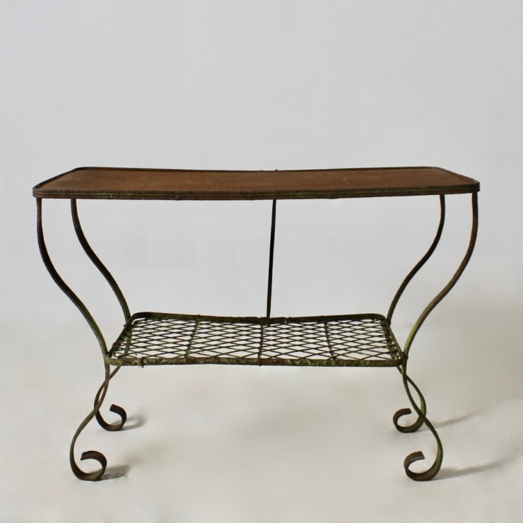 Regency Reeded Iron Orangery / Garden Table ( sold )