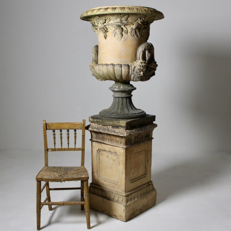 Huge Doulton Lambeth Centrepiece Garden Urn