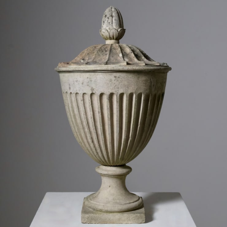 A Fine 18th Century Coade Stone Finial ( sold )