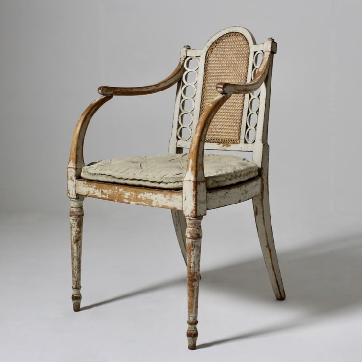George III Original Painted Armchair ( sold )