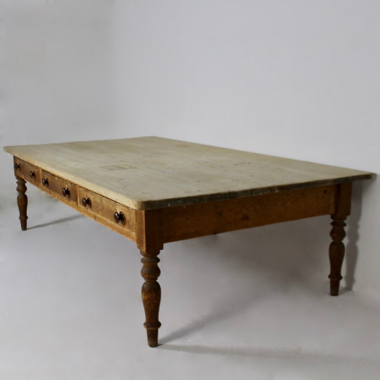 Huge 19th Century Country House Kitchen Preparation Table ( sold )