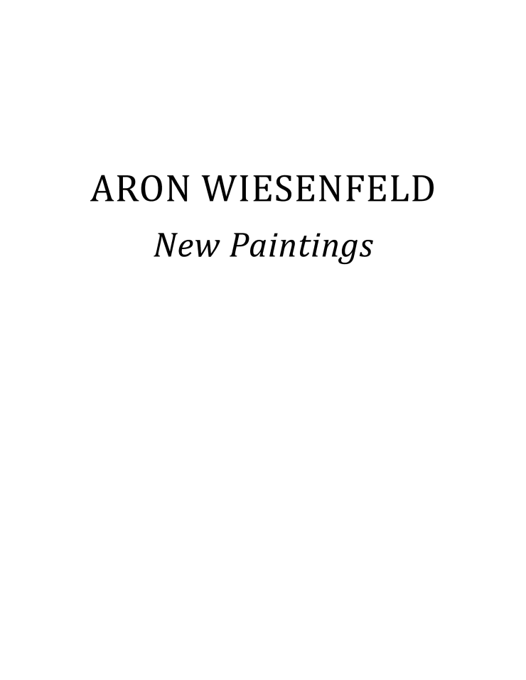 Aron Wiesenfeld - 2012