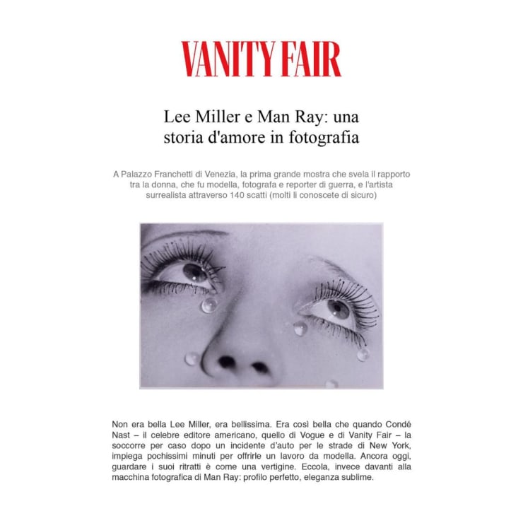 LEE MILLER AND MAN RAY: A LOVE STORY IN PHOTOGRAPHY