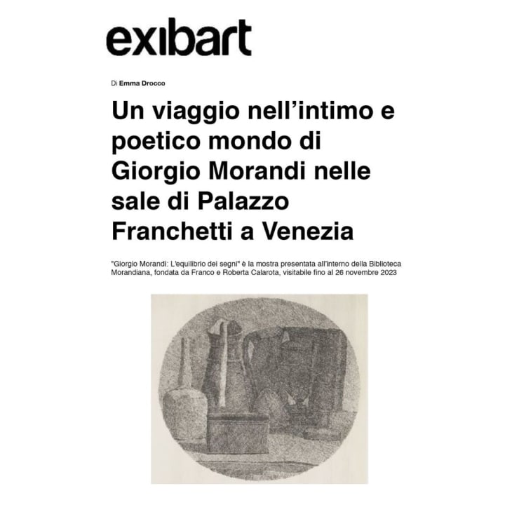 A journey into the intimate and poetic world of Giorgio Morandi in the halls of Palazzo Franchetti in Venice