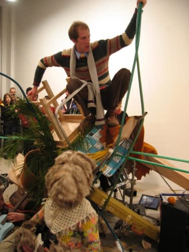 The Merger, 2006. Performance starring: Reed Barrow, Benjamin Bellas, Justin Cooper, and Clinton King.