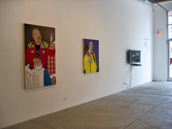 Installation views, Boys of Summer, June 20 - August 2, 2008.