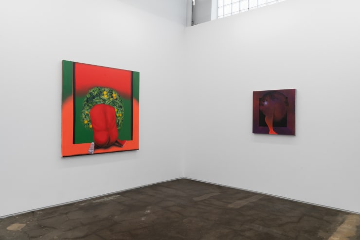 Installation view, Brittney Leeanne Williams, How Far Between and Back, 2021 at Monique Meloche Gallery.