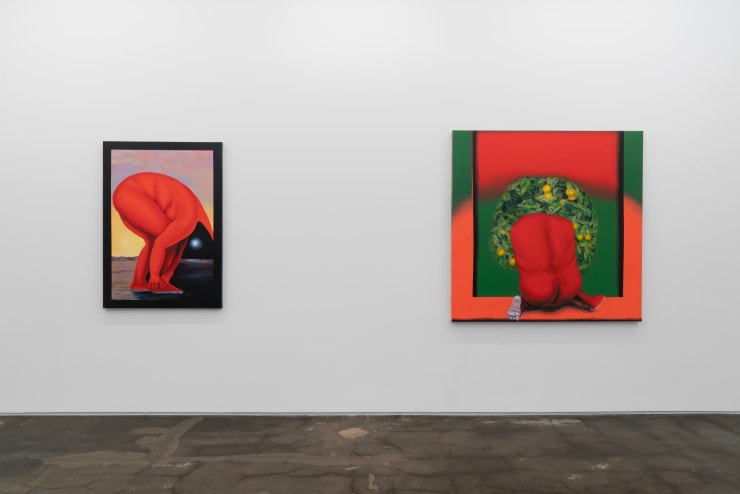 Installation view, Brittney Leeanne Williams, How Far Between and Back, 2021 at Monique Meloche Gallery.