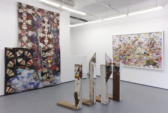 Sanford Biggers, Ebony G. Patterson at moniquemeloche LES