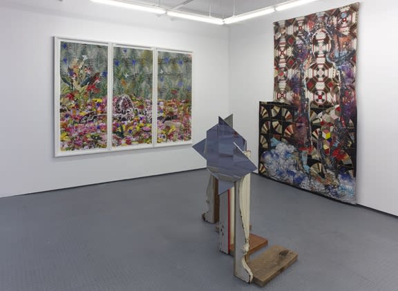 Sanford Biggers, Ebony G. Patterson at moniquemeloche LES