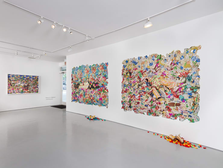 Ebony G. Patterson: unearthing treez at Monique Meloche Gallery, Chicago