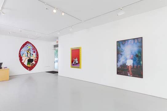 Rashayla Marie Brown, Hassan Hajjaj, Rashid Johnson, Ebony G. Patterson, Amy Sherald, William Villalongo, Nina Chanel Abney: Look At Me Now! at Monique Meloche Gallery, Chicago