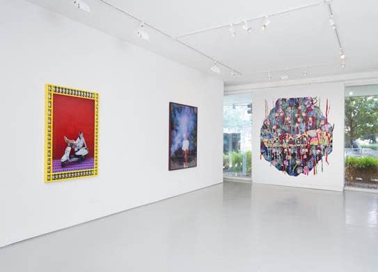 Rashayla Marie Brown, Hassan Hajjaj, Rashid Johnson, Ebony G. Patterson, Amy Sherald, William Villalongo, Nina Chanel Abney: Look At Me Now! at Monique Meloche Gallery, Chicago