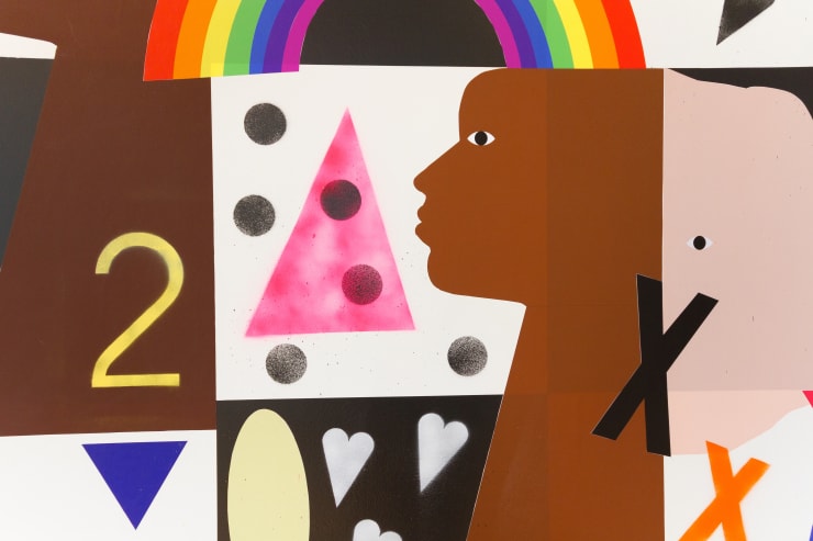 Nina Chanel Abney: Run Run at Monique Meloche Gallery, Chicago