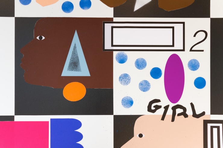 Nina Chanel Abney: Run Run at Monique Meloche Gallery, Chicago