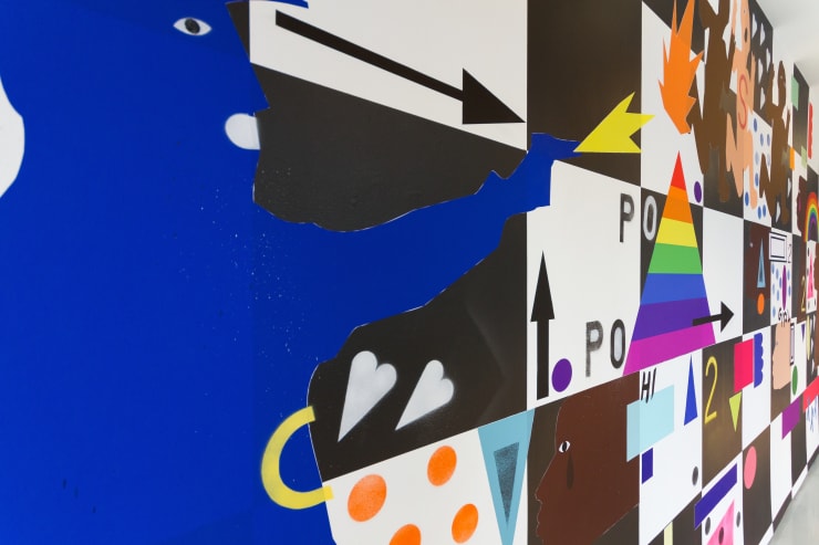 Nina Chanel Abney: Run Run at Monique Meloche Gallery, Chicago