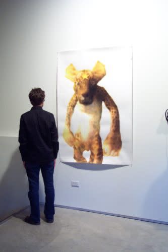 Cheetah, 2002 Archival inkjet on digital bonded vinyl 87 x 42 inches