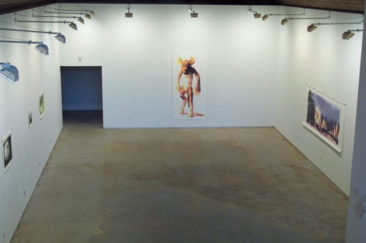 Cheetah, 2002 Archival inkjet on digital bonded vinyl 87 x 42 inches