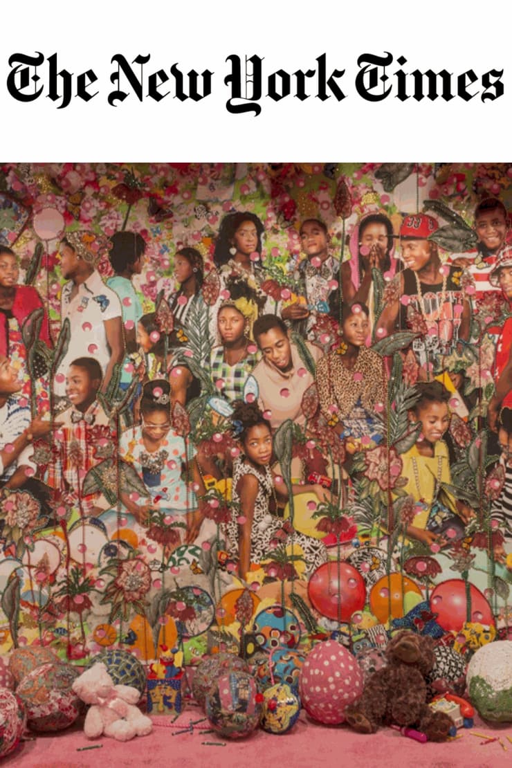 Ebony G. Patterson ...they were just hanging out...you know....talking about...(...when they grow up...), 2016