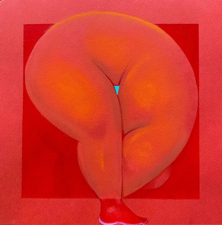 BRITTNEY LEEANNE WILLIAMS’S RED CIRCLE IN A RED SQUARE, 2020