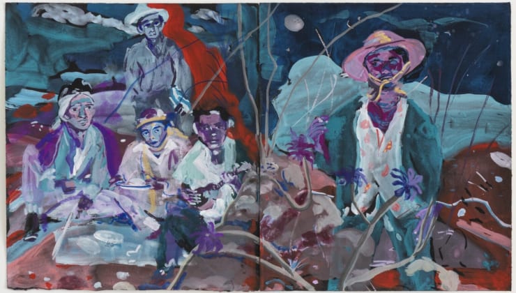 Maia Cruz Palileo, 'Gabi (night),' 2021, gouache on paper