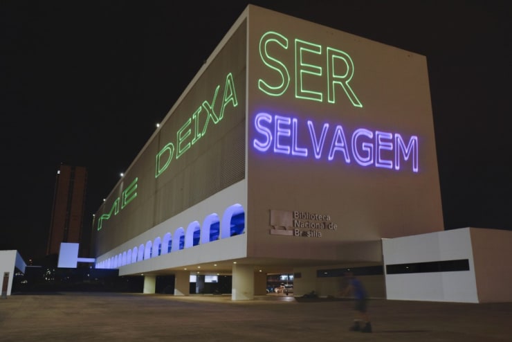 Denilson Baniwa: "Me deixa ser Selvagem", Biblioteca Nacional, Brasília, 2020