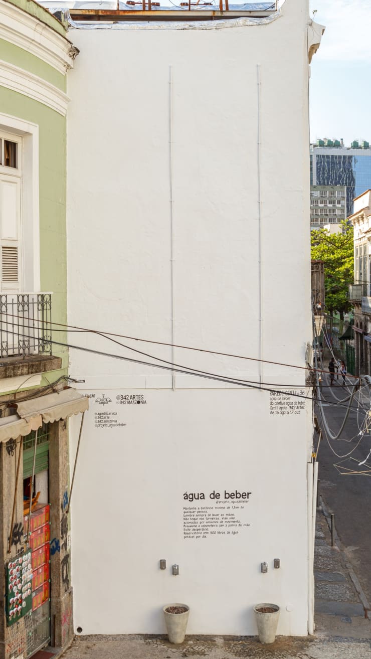 36. água de beber, 2020 Daniel Toledo, Laura Chaloub, Susana Guardado, Tarcila Jacob, Tiago Rivaldo, Yasmim Pinheiro Assade Gentil Apoio: 342 Artes