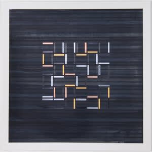 Scott Eakin acrylic on paper geometric abstraction